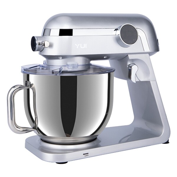 Yui M123 Easy Chef Premium 1800 W 7 L Dokunmatik Ekran Gümüş Alüminyum Stand Mikser (Yui Türki̇ye Garanti̇li̇)