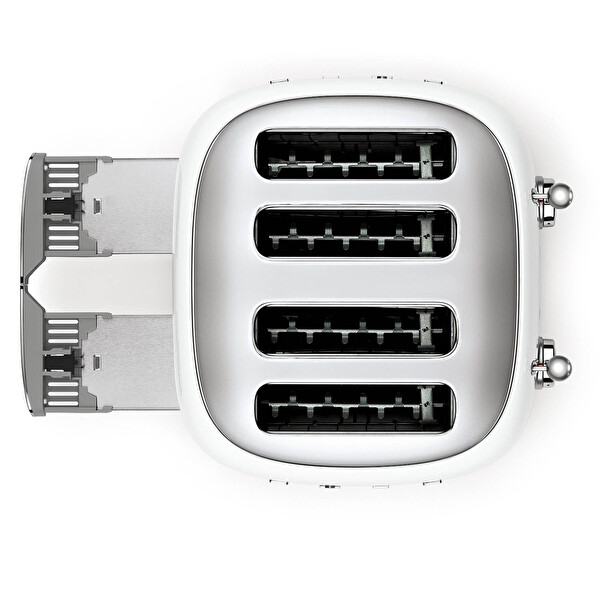 Smeg 1x4 Beyaz Ekmek Kızartma Makinesi