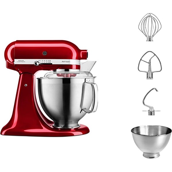 KitchenAid 5KSM185PSECA 4.8 L Candy Apple Stand Mikseri