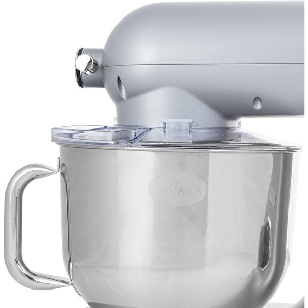 Karaca Powercast Chef 1800 W 6.2 L Döküm Gümüş Stand Mikser Mutfak Şefi
