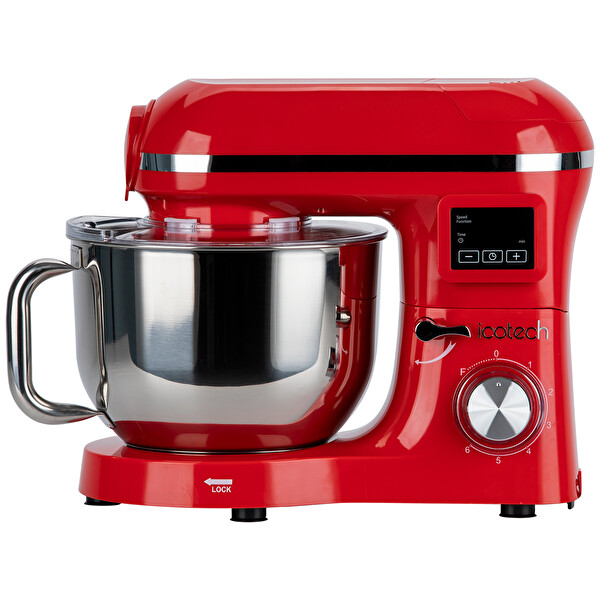 Icotech SM50 Led Ekranlı 2000 W 6.2 L Kırmızı Mutfak Şefi