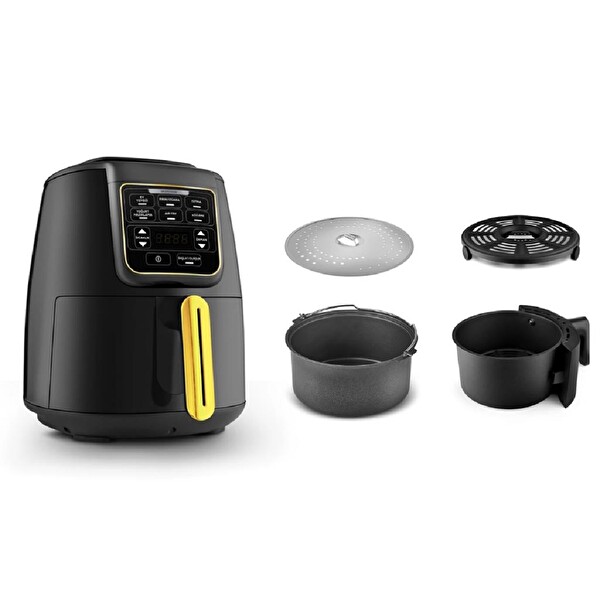 Karaca Air Pro Cook 3 in 1 XL Black Gold Airfryer