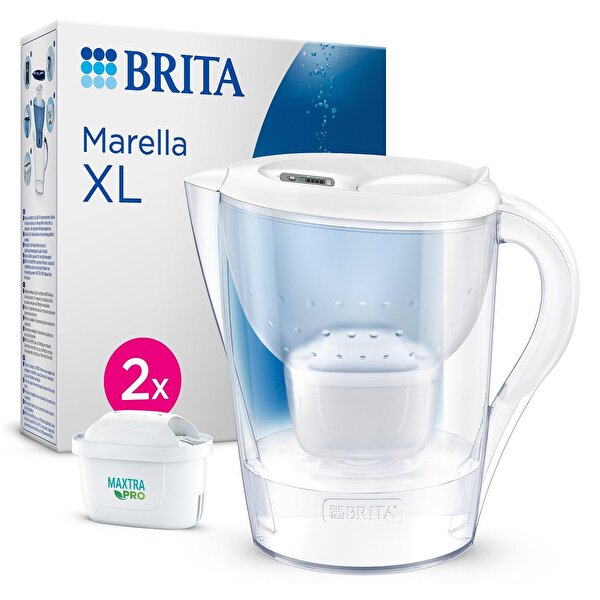Brita Brita Marella XL 2X Maxtra Pro All In 1 Filtreli Beyaz Su Arıtma Sürahisi