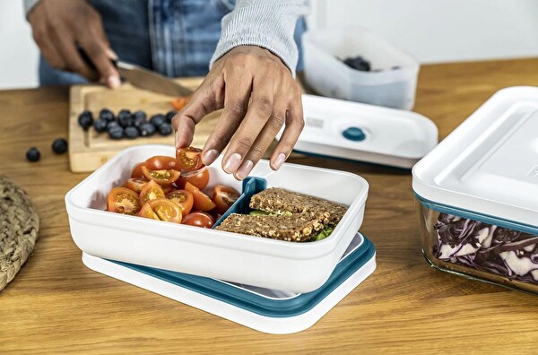 Zwilling 368150140 Borosilikat Cam L 8 Parça Akdeniz Mavisi Lamer Vakum Başlangıç Seti