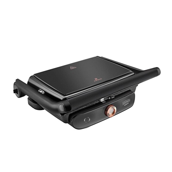 Karaca Gastro Grill Glass Premium 2400 W Black Copper Tost Makinesi