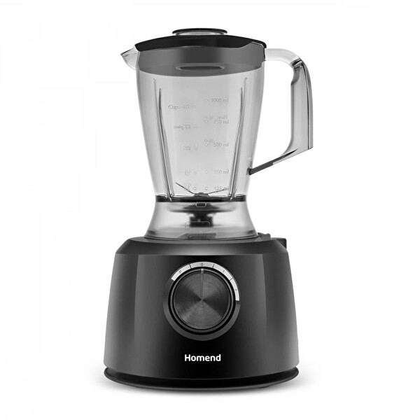 Homend Functionall 2845H Blender Hazneli Mutfak Robotu Siyah 2000W