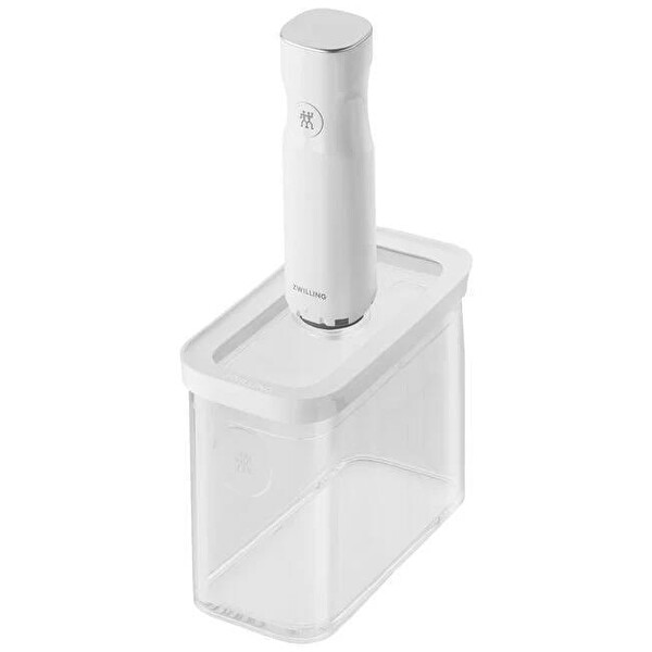 Zwilling Fresh & Save 1025970 Cube M - 5 Parça Şeffaf Beyaz Vakum Başlangıç Seti