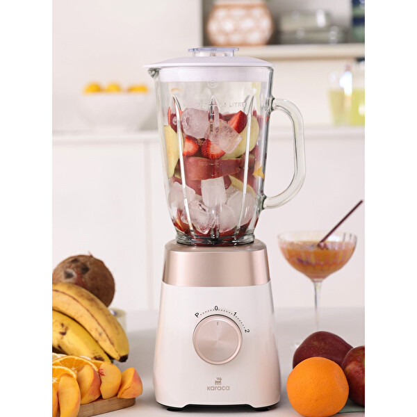 Karaca Multiblend 1000 W Krem Smoothie Blender