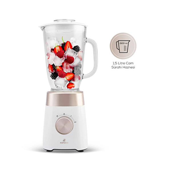 Karaca Multiblend 1000 W Krem Smoothie Blender