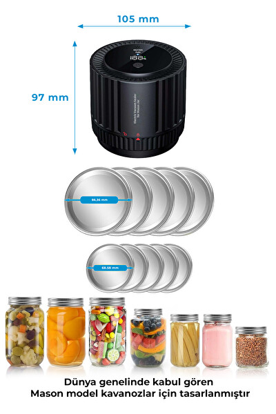 Neutron Vakumlu Kavanoz Kapağı Kapama Makinesi