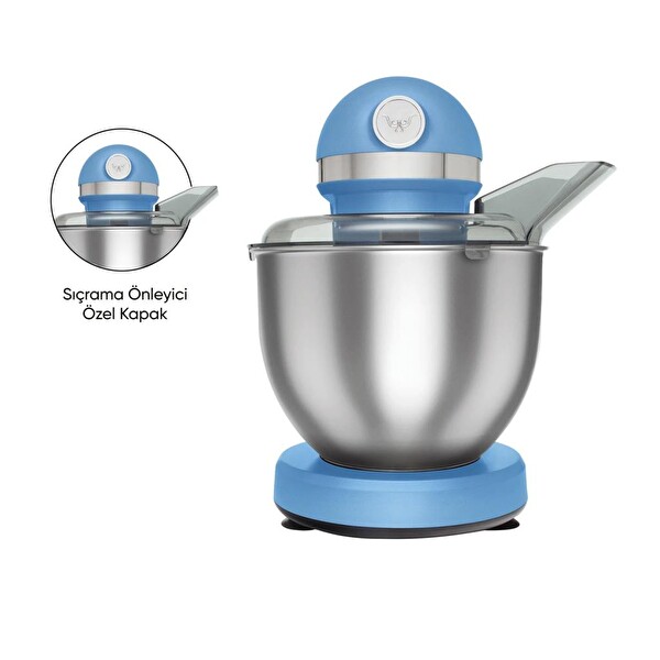 Karaca Mastermaid Chef 1500 W 5 L Royal Blue Stand Mikser