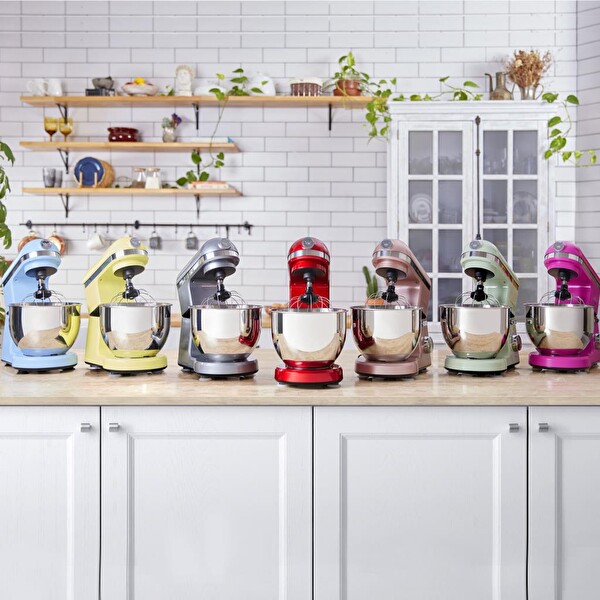 Karaca Mastermaid Chef 1500 W 5 L Royal Blue Stand Mikser