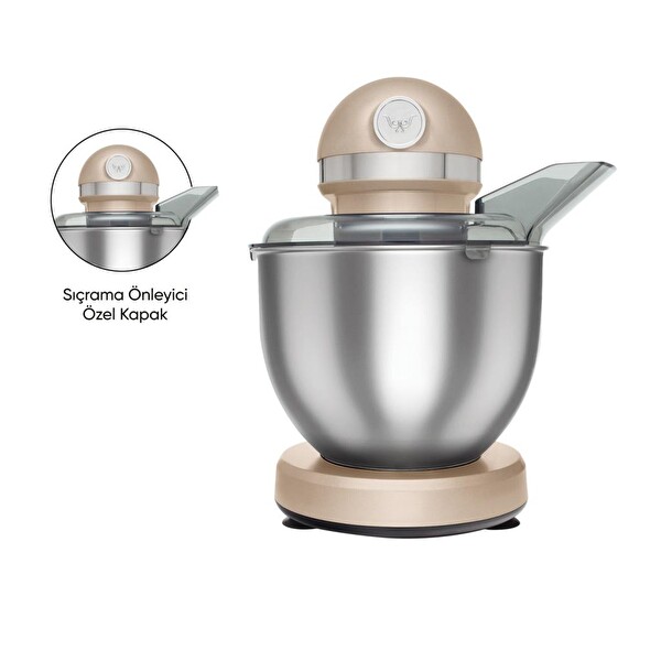 Karaca Mastermaid Chef 1500 W 5 L Iconic Beige Stand Mikser