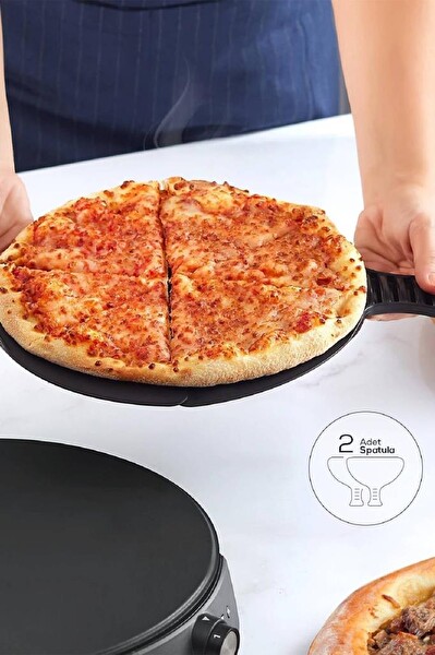 Karaca Gastro 10 in 1 Pizza Ve Lahmacun Makinesi Biodiamond Matte Black