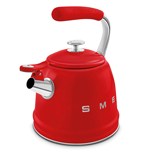 Smeg 50's Style Kırmızı Set Üstü Düdüklü Kettle 2.3 L CKLW2001RD