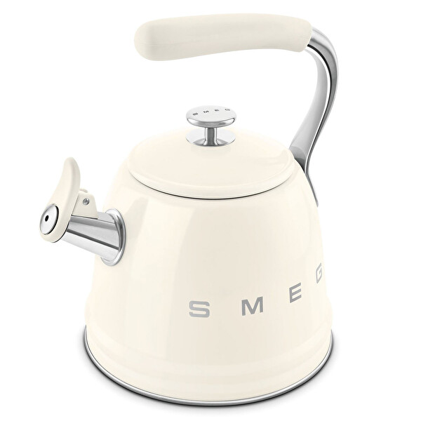 Smeg 50's Style Krem Set Üstü Düdüklü Kettle 2.3 L CKLW2001CR