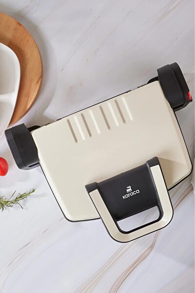 Karaca Future Essential 1800 W Matte Krem Tost Makinesi