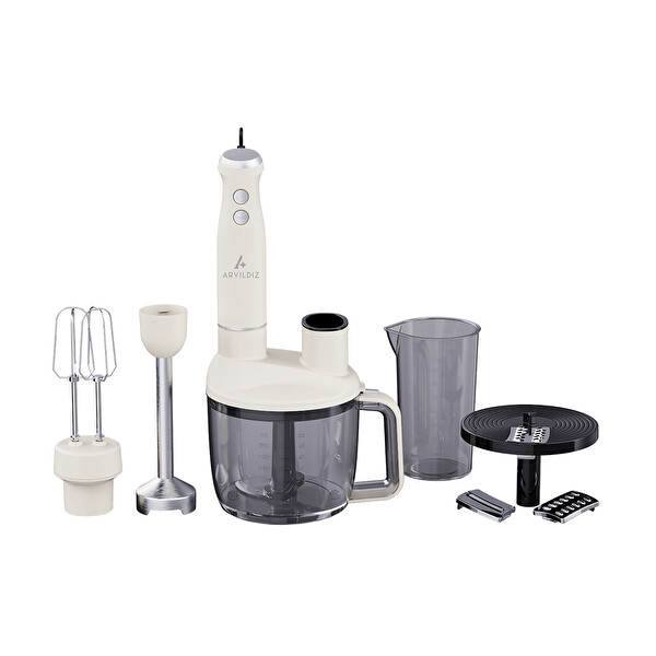 Aryıldız Multi Functional Mutfak Robotu Krem 1500W 1.5L