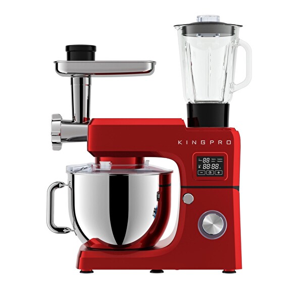 KingPro MODORE KSM4000 Kırmızı Mutfak Şefi