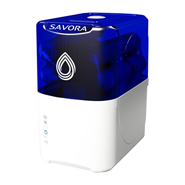 Savora 12 Aşamalı 8 Litre Çelik Tanklı Kapalı Kasa Pompalı Su Arıtma Cihazı Özel Sarım Membran Filtre