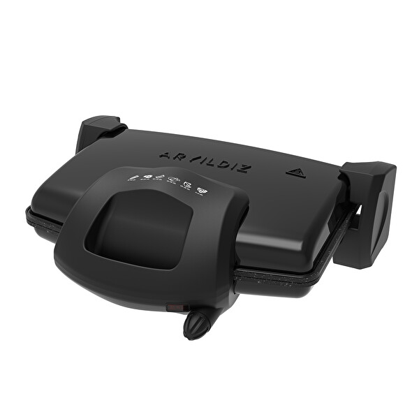 Aryıldız Contact Grill Tost Makinesi Siyah 1800W 4 Dilim