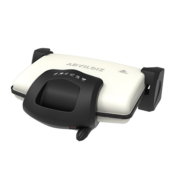 Aryıldız Contact Grill Tost Makinesi Krem 1800W