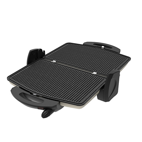 Aryıldız Contact Grill Tost Makinesi Krem 1800W