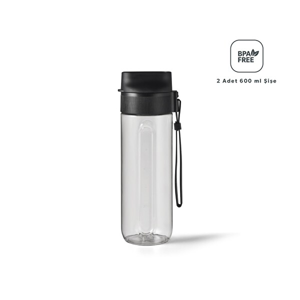 Jumbo x Homend Artfood 7025H Smoothie Blender Antrasit 350W 600ml