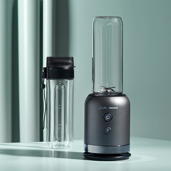 Jumbo x Homend Artfood 7025H Smoothie Blender Antrasit 350W 600ml