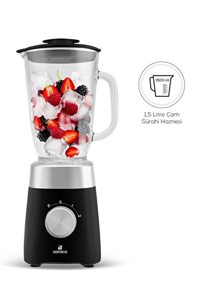 Karaca Multiblend Smoothie Blender Siyah 1000W