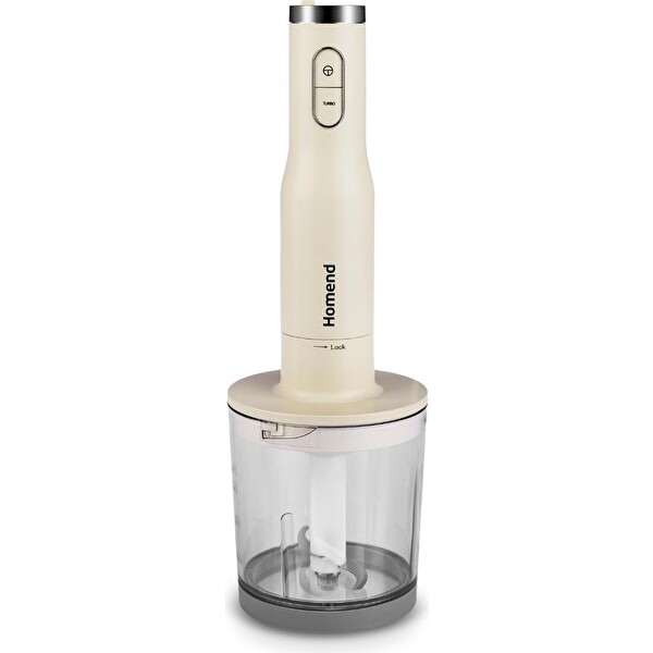 Homend Artfood 1925H 800W El Blender Seti Krem Standlı