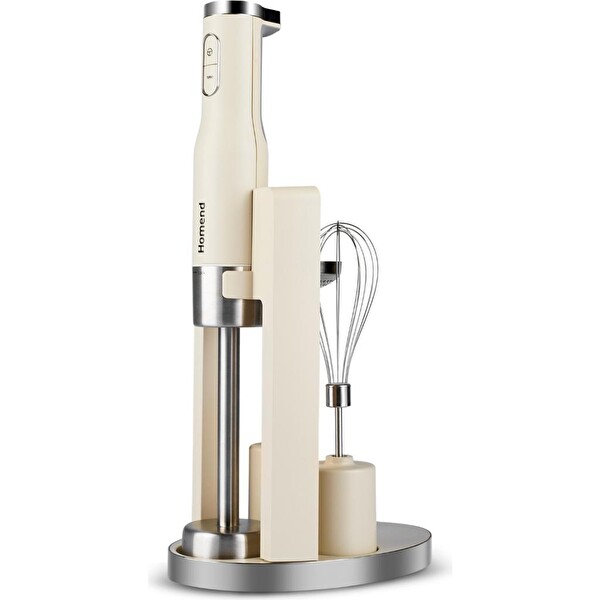 Homend Artfood 1925H 800W El Blender Seti Krem Standlı