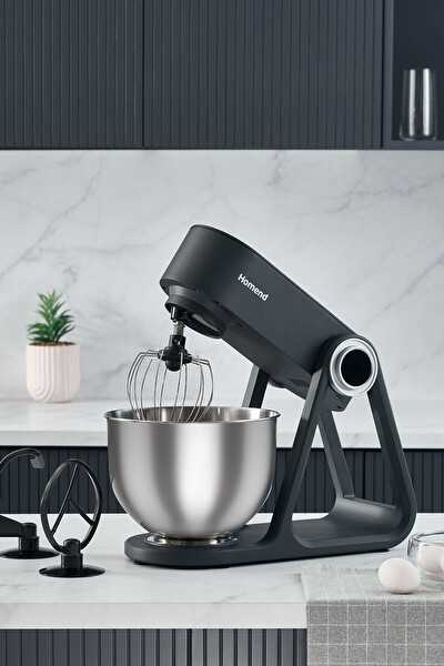 Homend Profashion 3023H Digital Ekran 5 L Döküm Stand Mikser Antrasit 1500 W