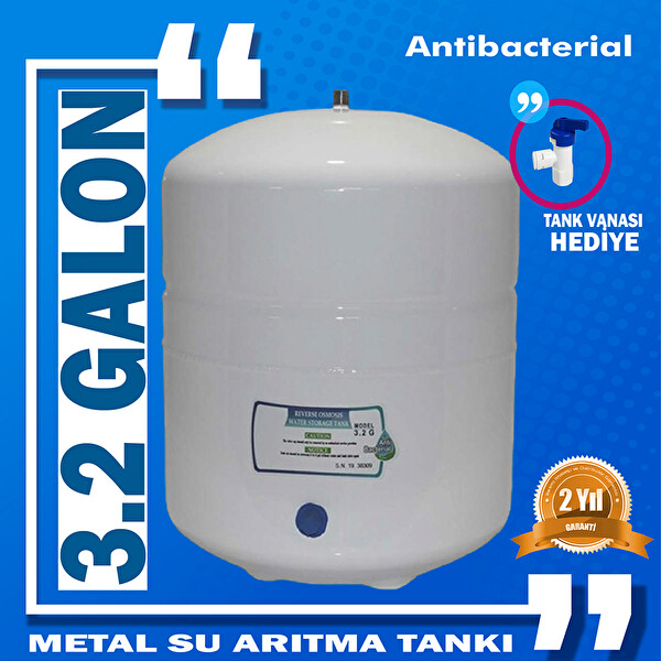Sulook Su Arıtma Cihazları İçin Antibakteriyel 12 Litre Temiz Su Deposu