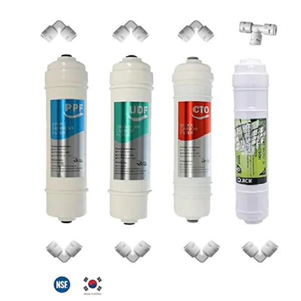 Sulook Su Arıtma Filtresi Inline Filtre Seti Reverse Osmos Filtre Seti (554612458)