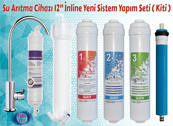 Sulook Su Arıtma Cihazı Yapım Seti - Full Set- Su Arıtma Yapım Kiti