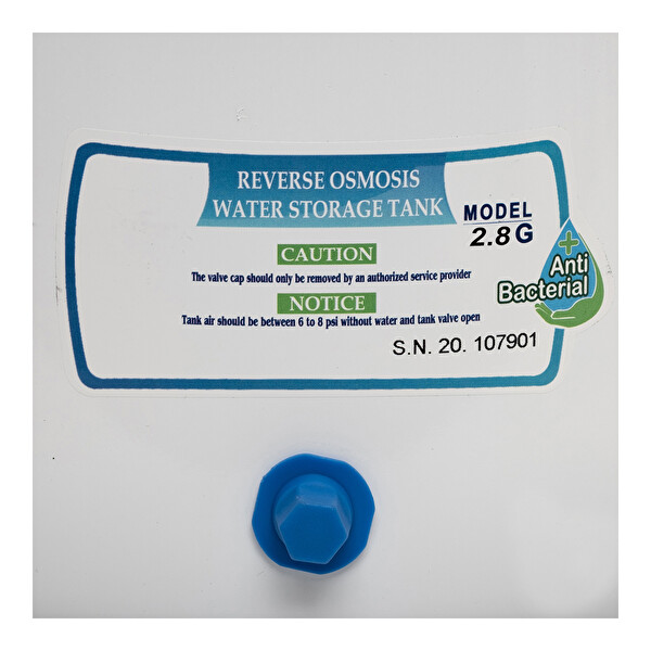 Sulook Su Arıtma Deposu.Su Arıtma Tankı (2.8 Galon) 10 Litre Metal Tank Flt20231308