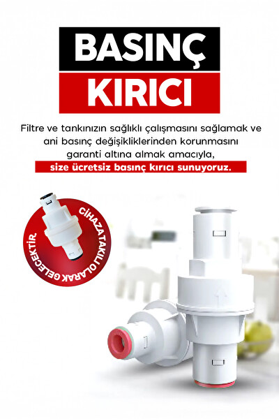 Pluskit 8 Litre 15 Aşama Mineralli 75 GPD Su Arıtma Cihazı SS0010