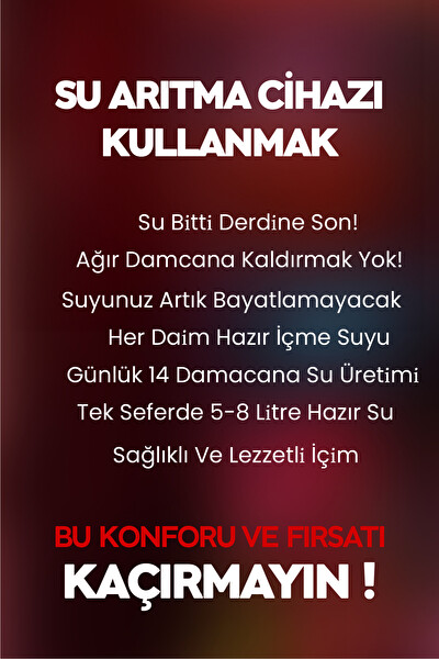 Pluskit 8 Litre 15 Aşama Mineralli 75 GPD Su Arıtma Cihazı SS0010