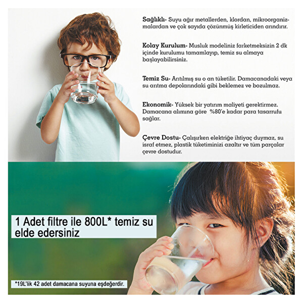 Greentech Water GW-D07 Tezgah Üstü Musluk Ucu Arıtıcı