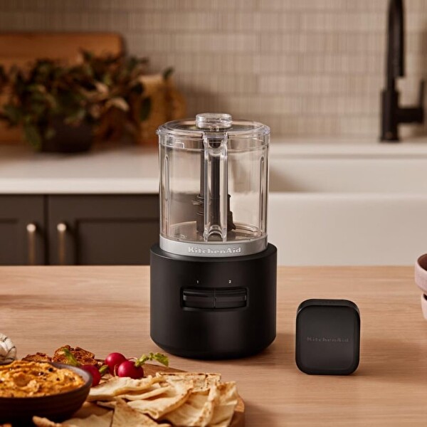 KitchenAid Go 5KFCR531BM Kablosuz Serisi -Mini Mutfak Robotu Bataryalı