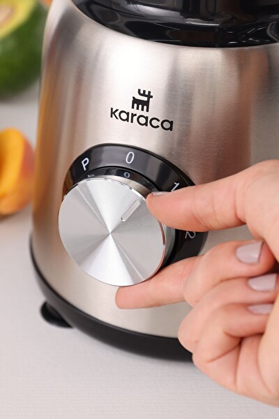 Karaca Inox 1.5 L Cam Hazneli Smoothie Blender