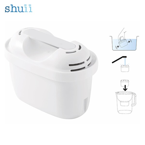 Shuii Jugg I Su Arıtma Sürahisi I Pure+ ve Maxtra Filtreleri ile Uyumlu