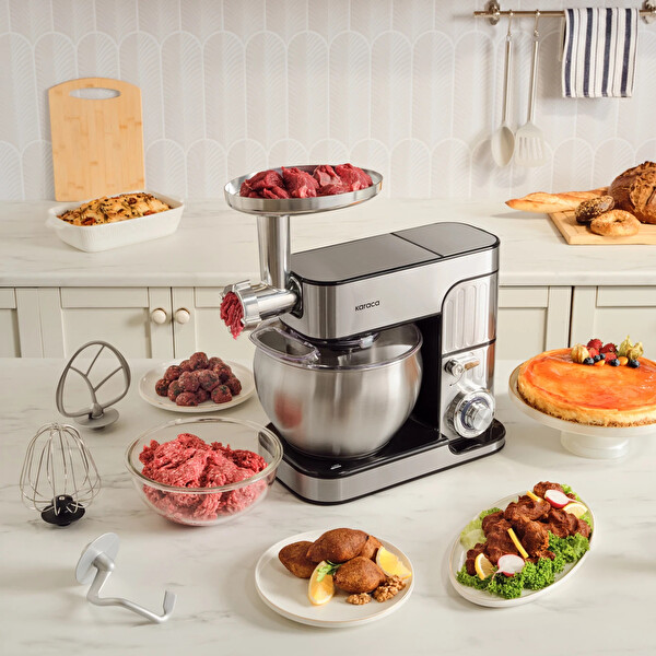 Karaca Inoxchef Pro Stand 1300W 7 L Mikser