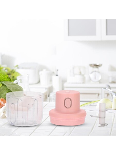 House Pratik HP30 Şarjlı Doğrayıcı Pembe