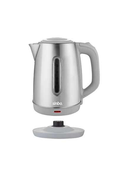 Sinbo Inox Paslanmaz Çelik Su Isıtıcı Kettle SK-8031 1.8 lt Gri