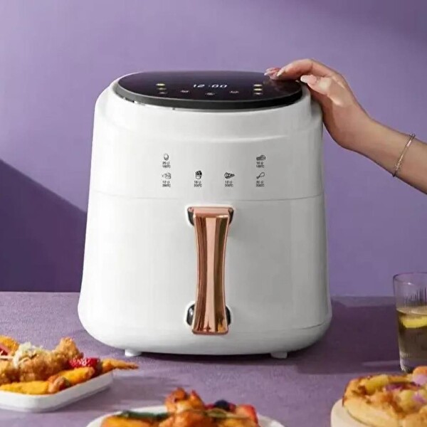 Hiking HAF-507 8 Litre Airfryer Beyaz Sıcak Hava Fritözü