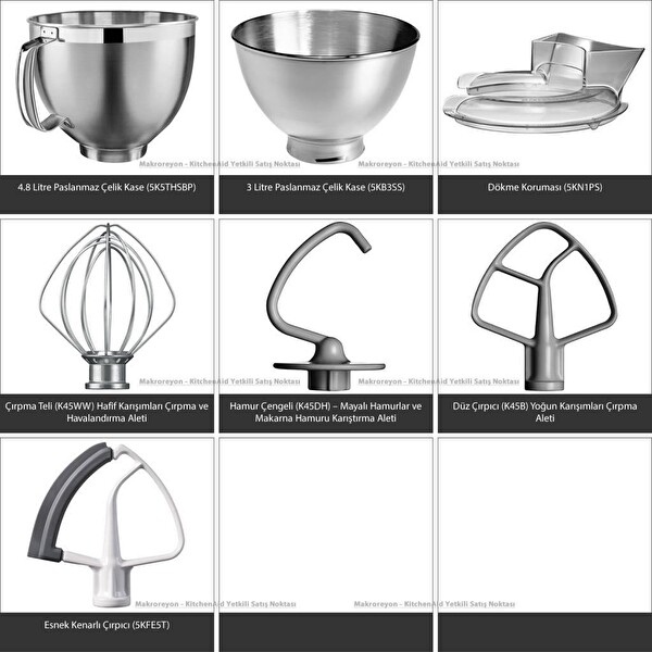 KitchenAid Artisan 5KSM175PSEIB Ink Blue 4.8 L Stand Mikser