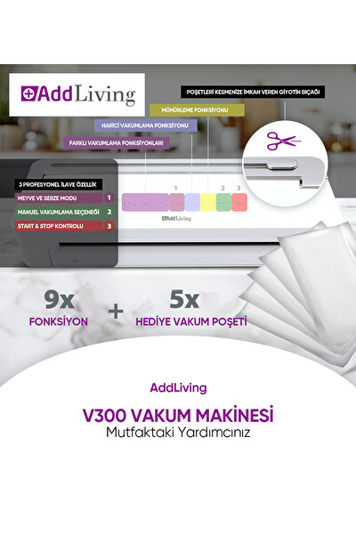 AddLiving Vakum Makinesi V300