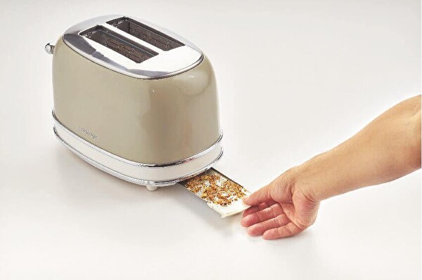 Ariete Vintage Ekmek Kızartma Makinesi 2 Dilim Bej 0155/03